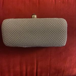 Silver Clutch Purse